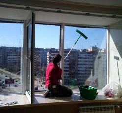 Мытье окон в однокомнатной квартире Каменногорск